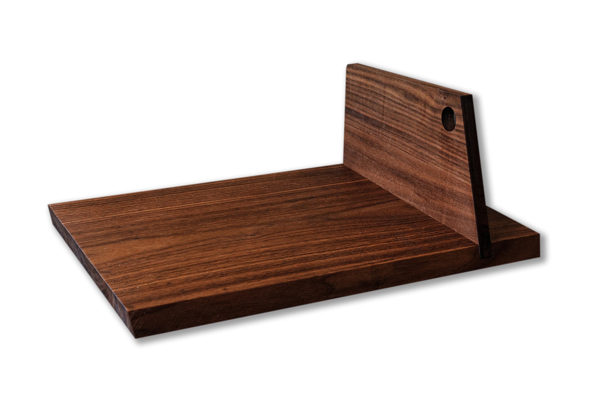 Schneidebrett Küche Mühlenbrett Holz Walnuss robust hart Design