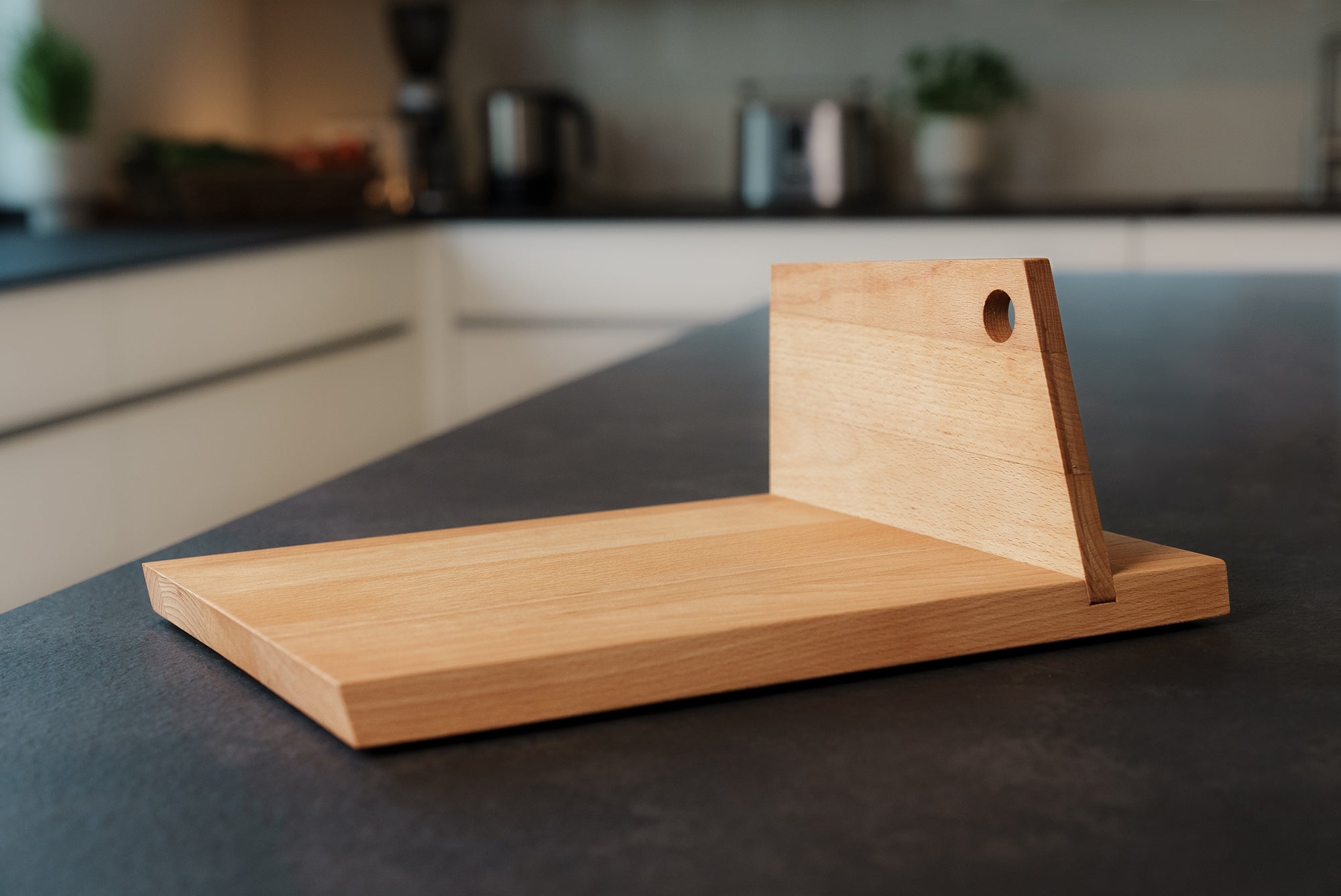 Schneidebrett Küche Holz Bambus Buche Mühlenbrett Design skandinavisch robust hart