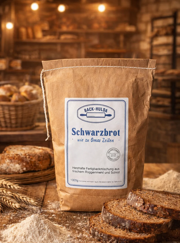 Schwarzbrot wie zu Omas Zeiten Backmischung