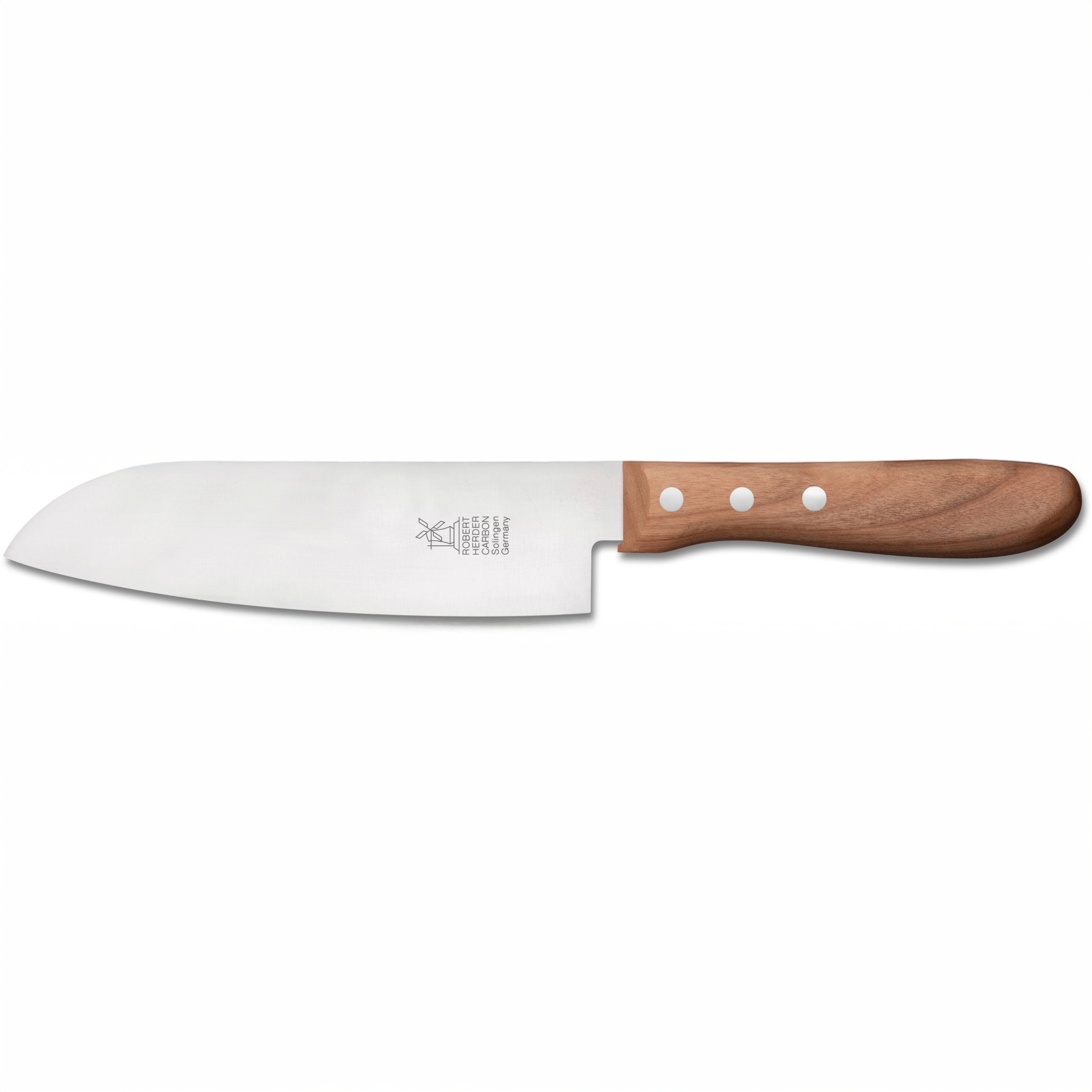 Windmill knife Santoku 165 mm, cherry wood