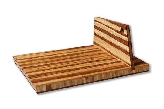 Schneidebrett Küche Mühlenbrett Holz Bambus Tigerbambus robust hart Design Muster