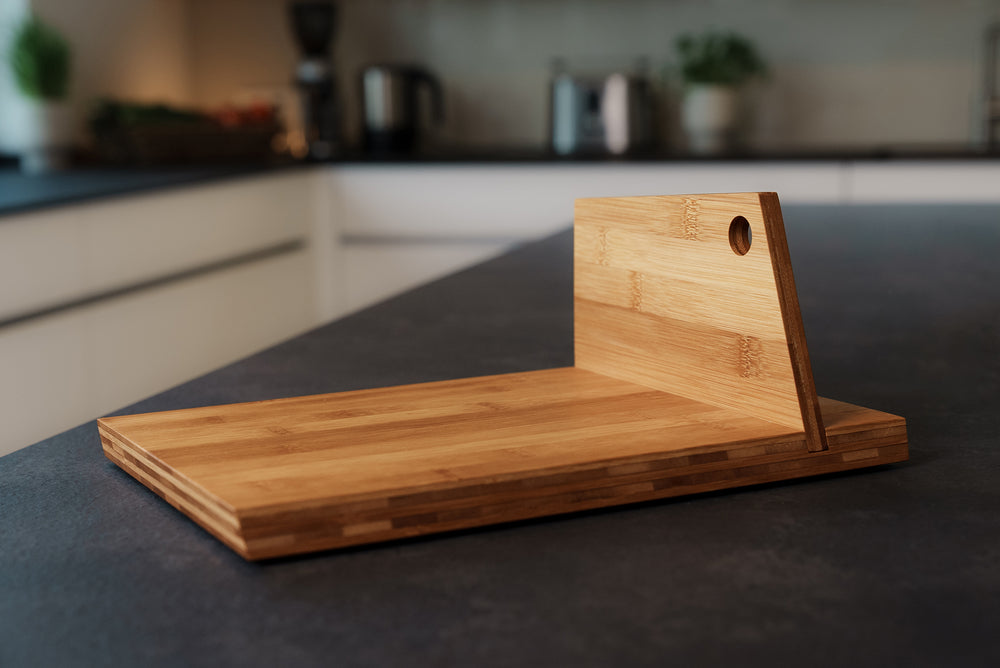 Schneidebrett Küche Holz Bambus Mühlenbrett Design robust hart