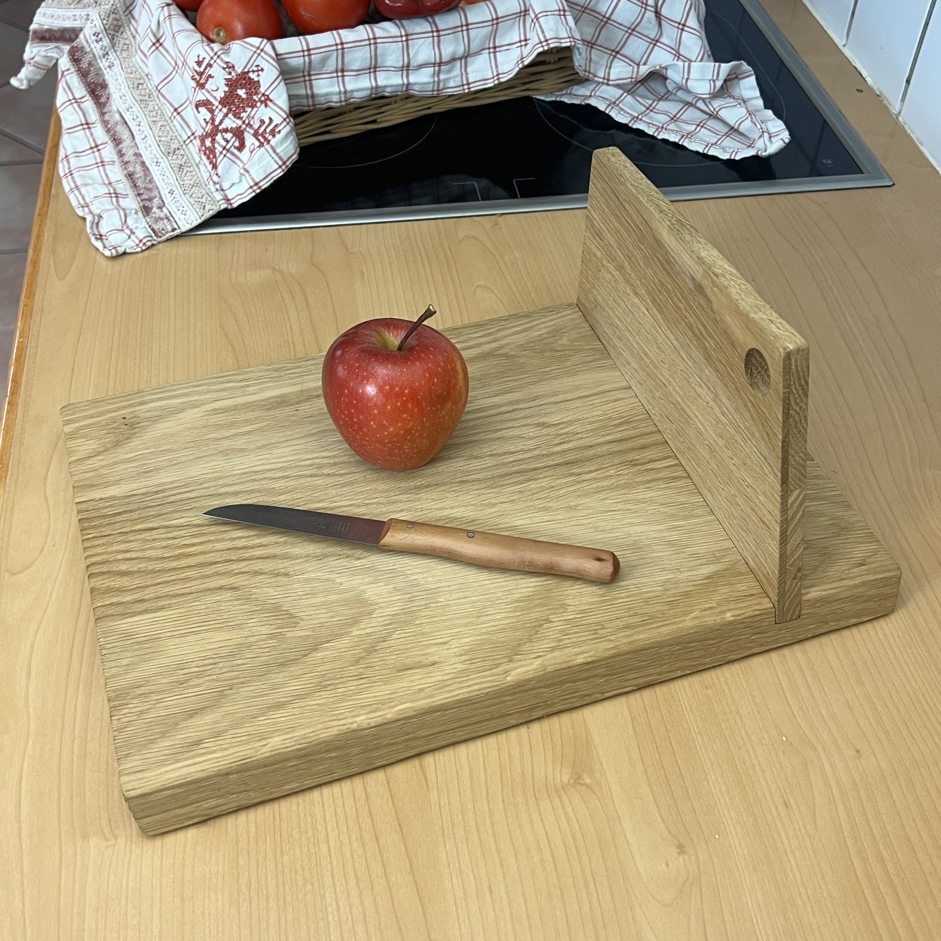 Gemüsemesser "Klassiker" mittel, Carbonstahl, Kirsche