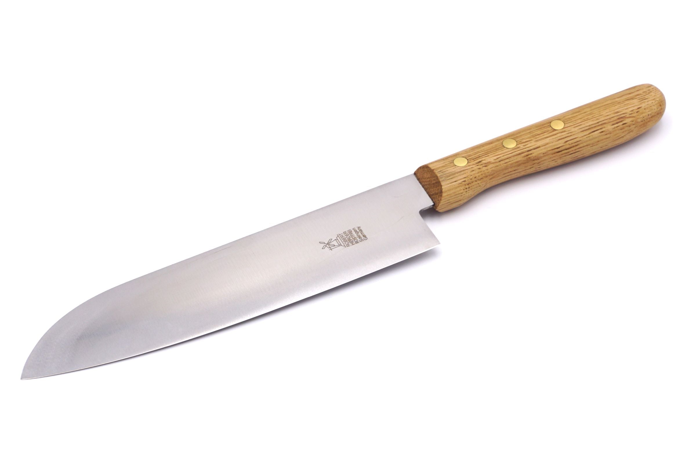 Windmühlenmesser Santoku 210 mm, Eiche